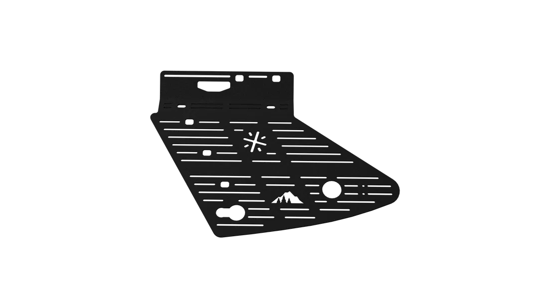 525540 – SHERPA EQUIP Molle Cargo Panel, For Mounting Essential Gear Roof Rack Mount Black Aluminum Single